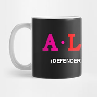 Alex - Defender of The People. Mug